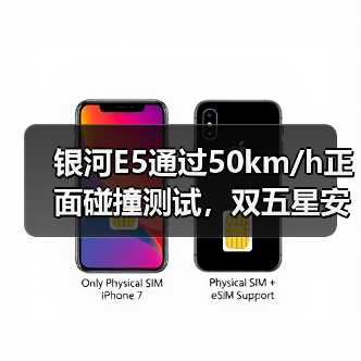 银河E5通过50km/h正面碰撞测试,双五星安全认证实力如何?(图2) 银河E5通过50km/h正面碰撞测试,双五星安全认证实力如何?(图2)