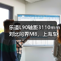 乐道L90轴距3110mm对比问界M8,上海车展有何亮点?(图2) 乐道L90轴距3110mm对比问界M8,上海车展有何亮点?(图2)