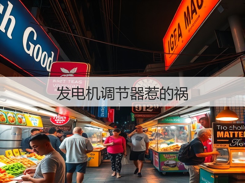 发电机调节器惹的祸